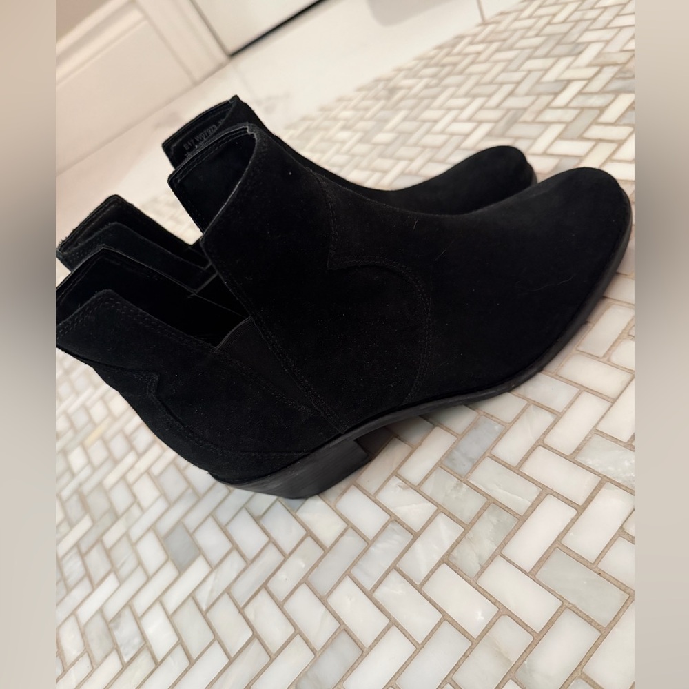 Cole Haan Suede Black Women's Ankle Boots